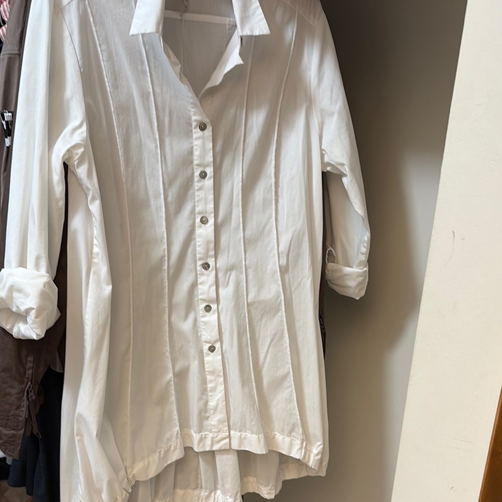 White Button-Up Shirt